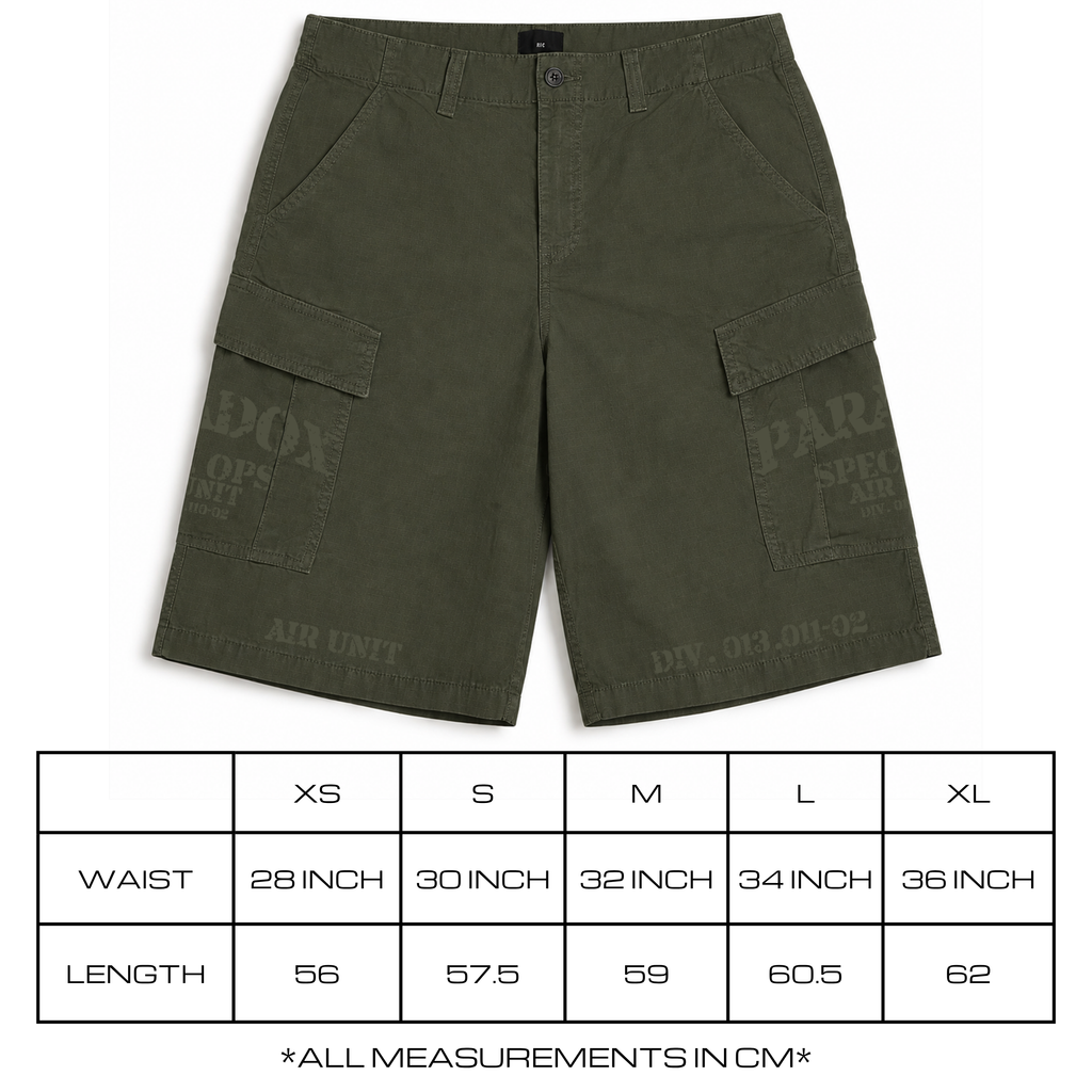 MILITIA CARGO SHORTS (GREEN)
