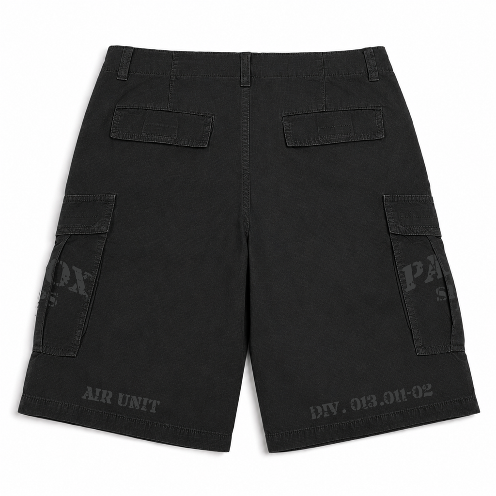 MILITIA CARGO SHORTS (BLACK)