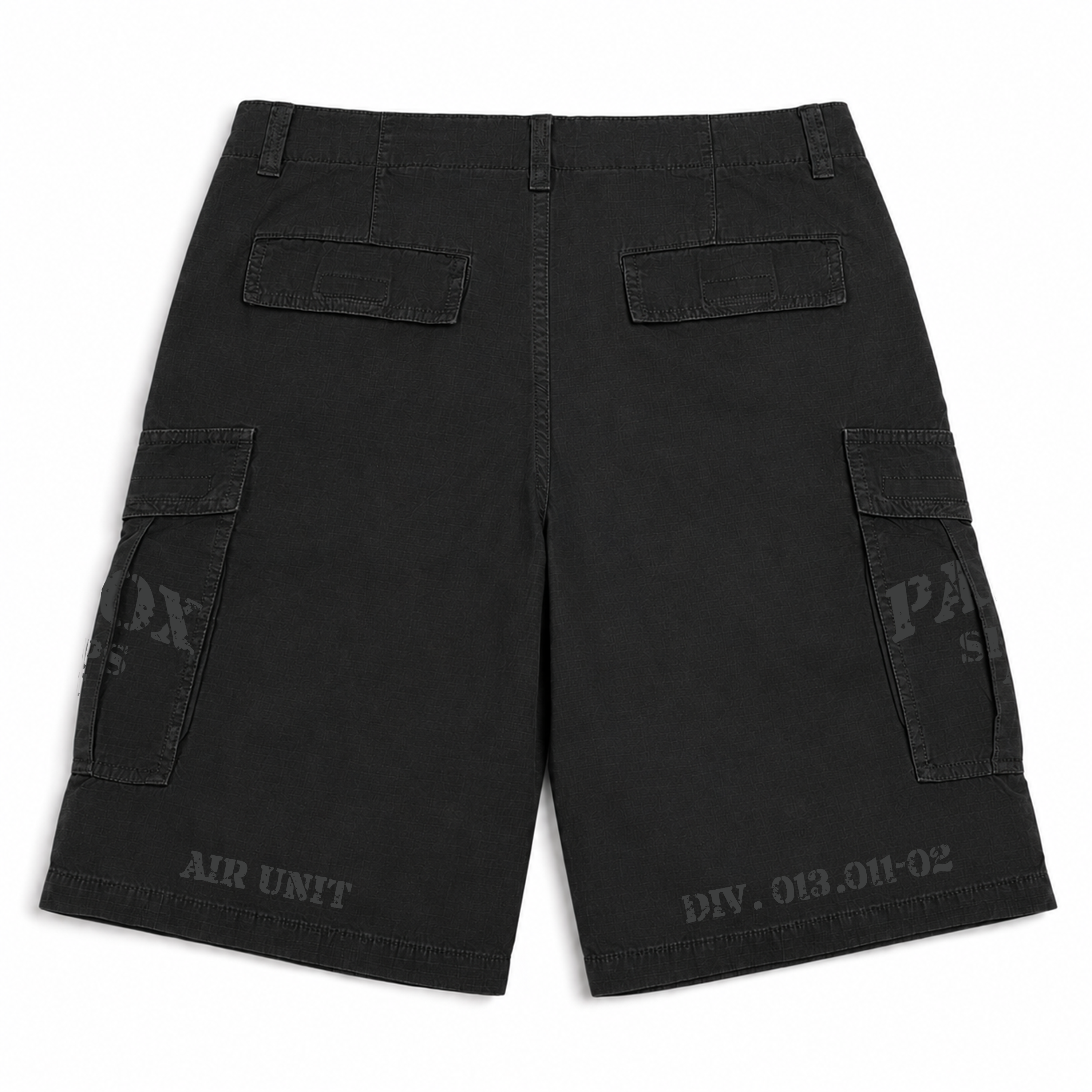 MILITIA CARGO SHORTS (BLACK)