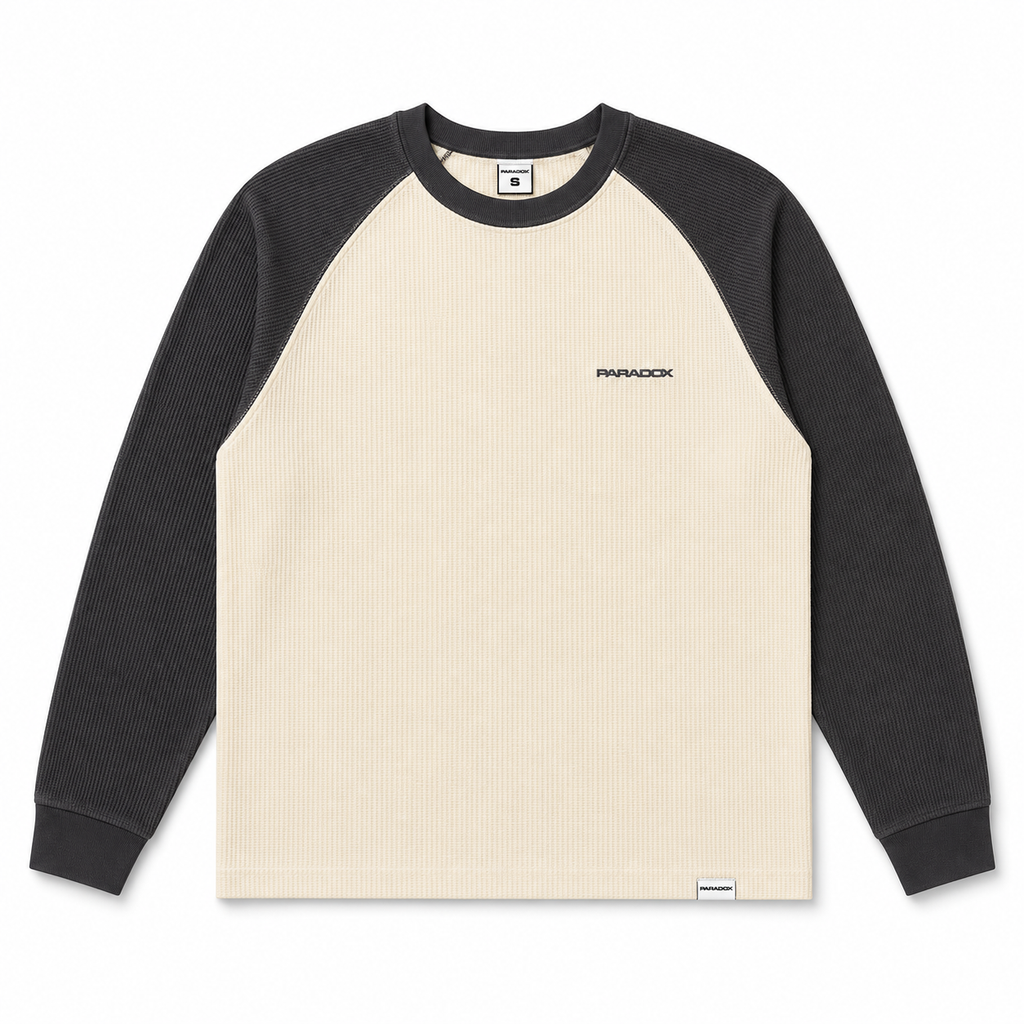 GREY CONTRAST WAFFLE
