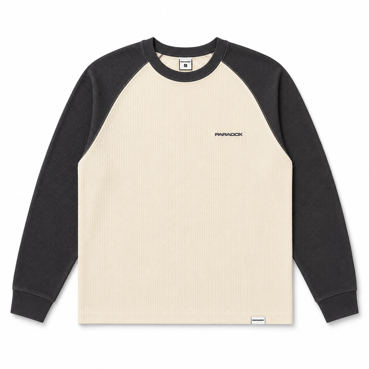 GREY CONTRAST WAFFLE