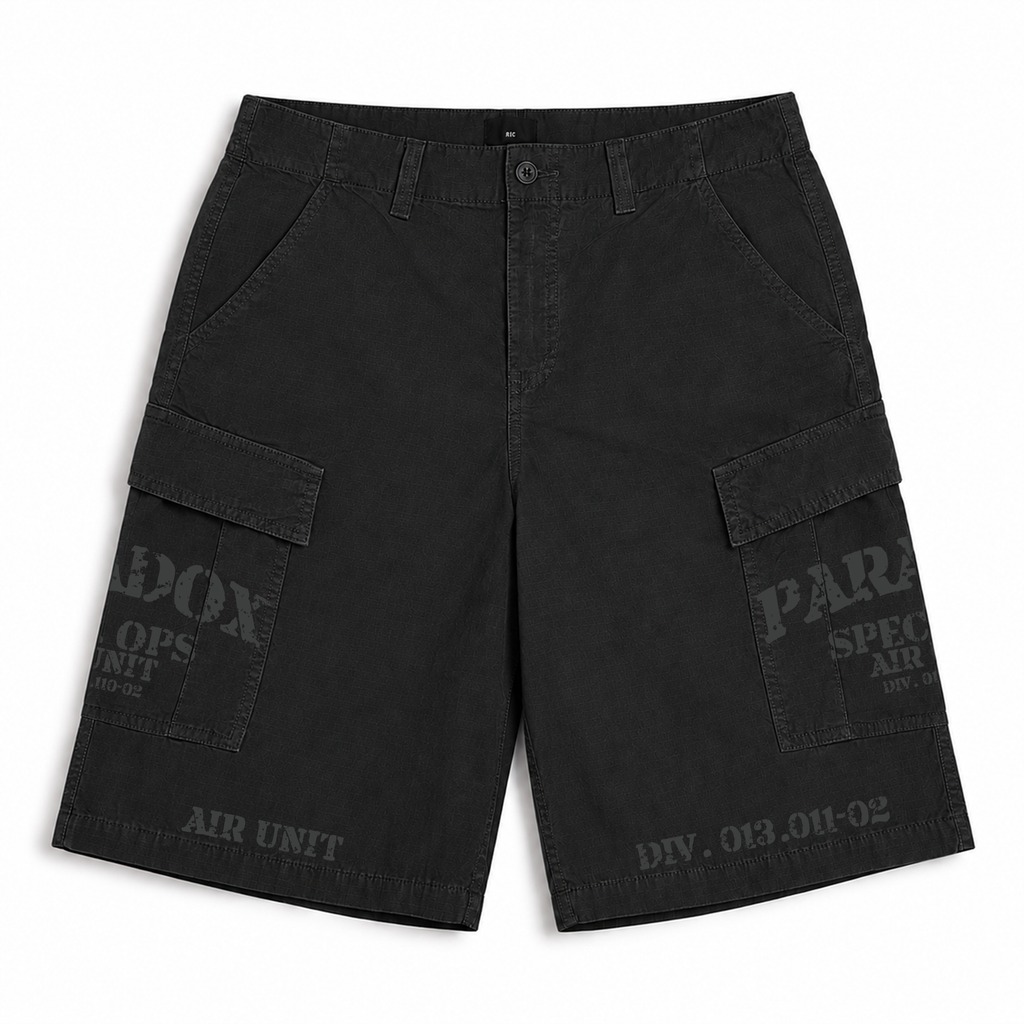 MILITIA CARGO SHORTS (BLACK)