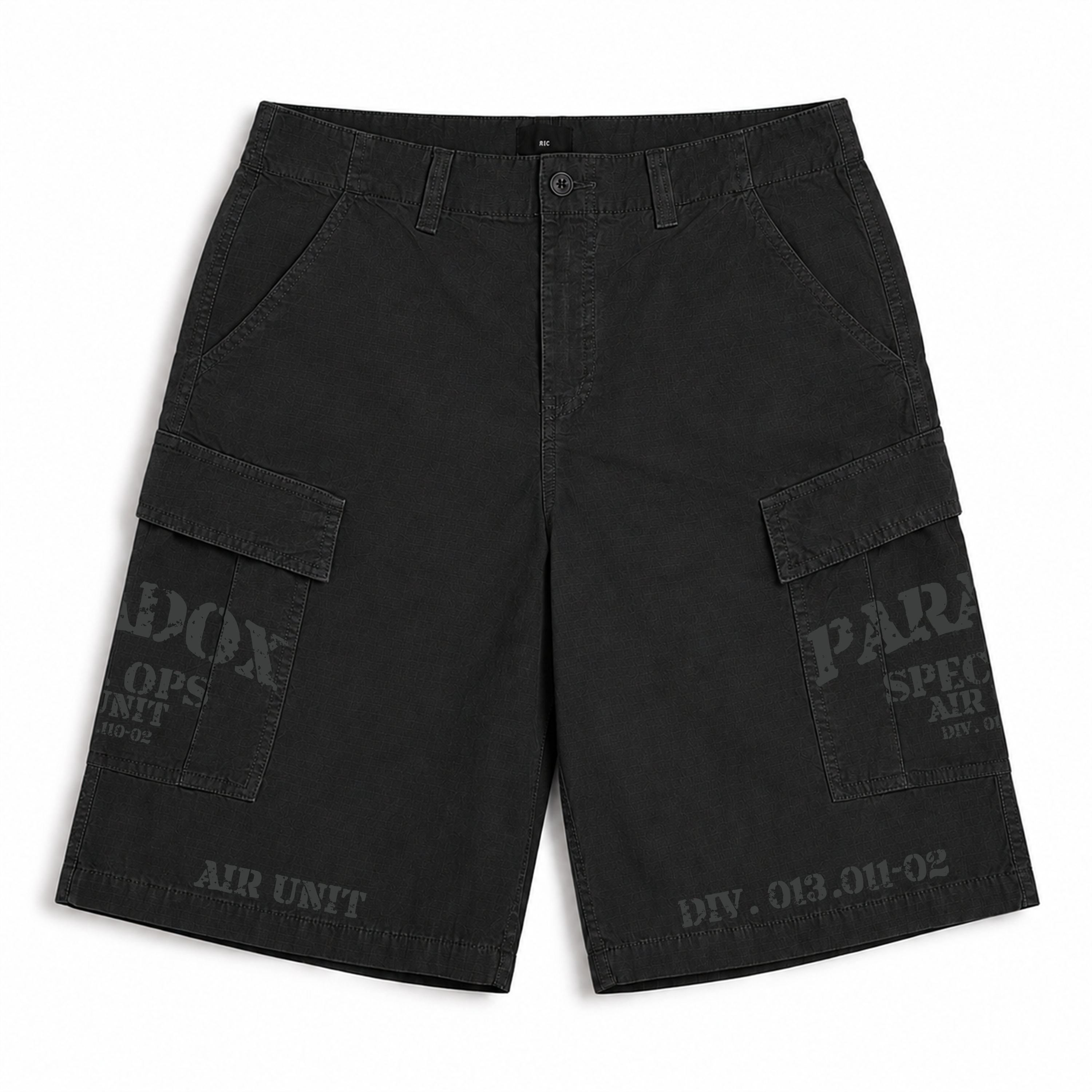MILITIA CARGO SHORTS (BLACK)
