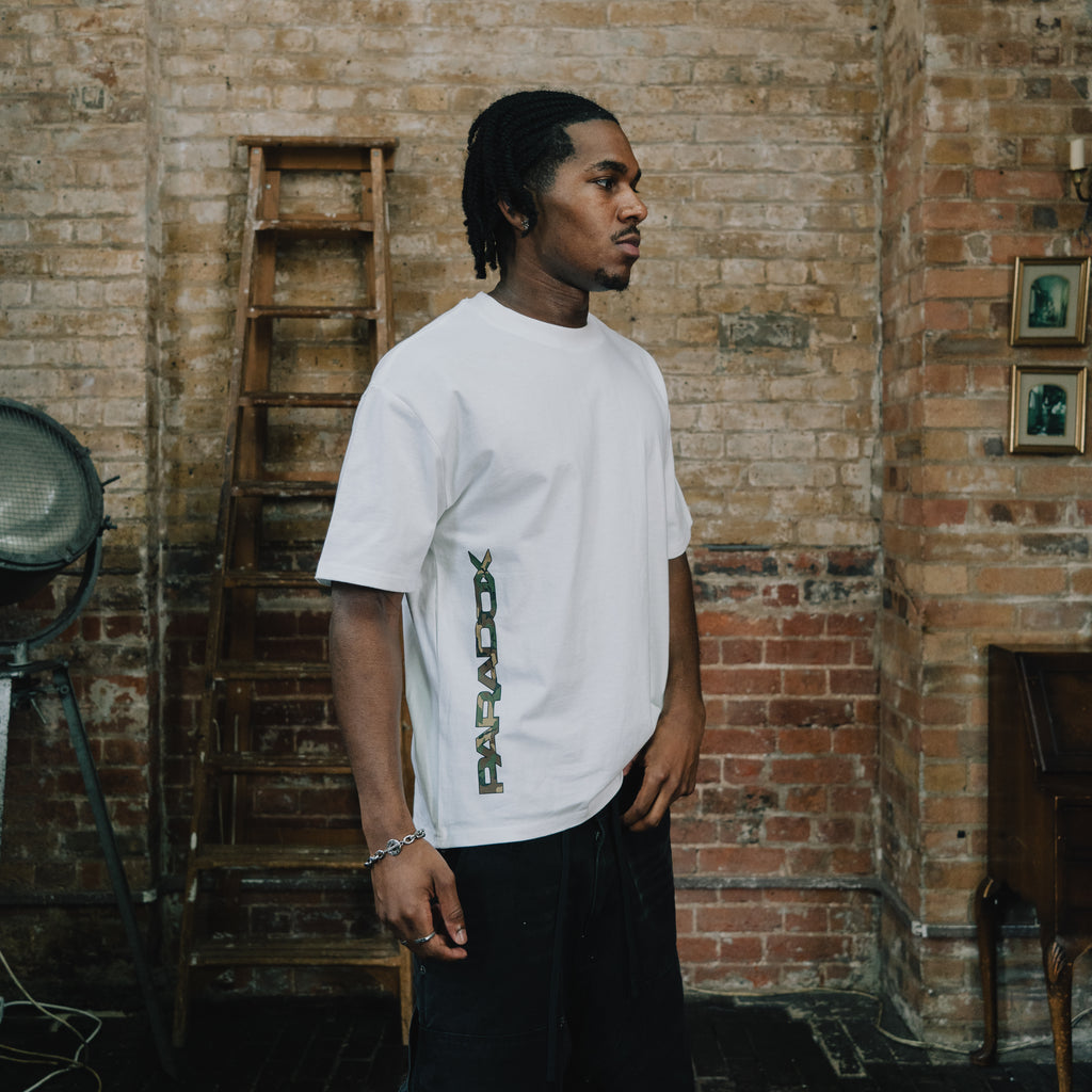 CAMO LETTER TEE