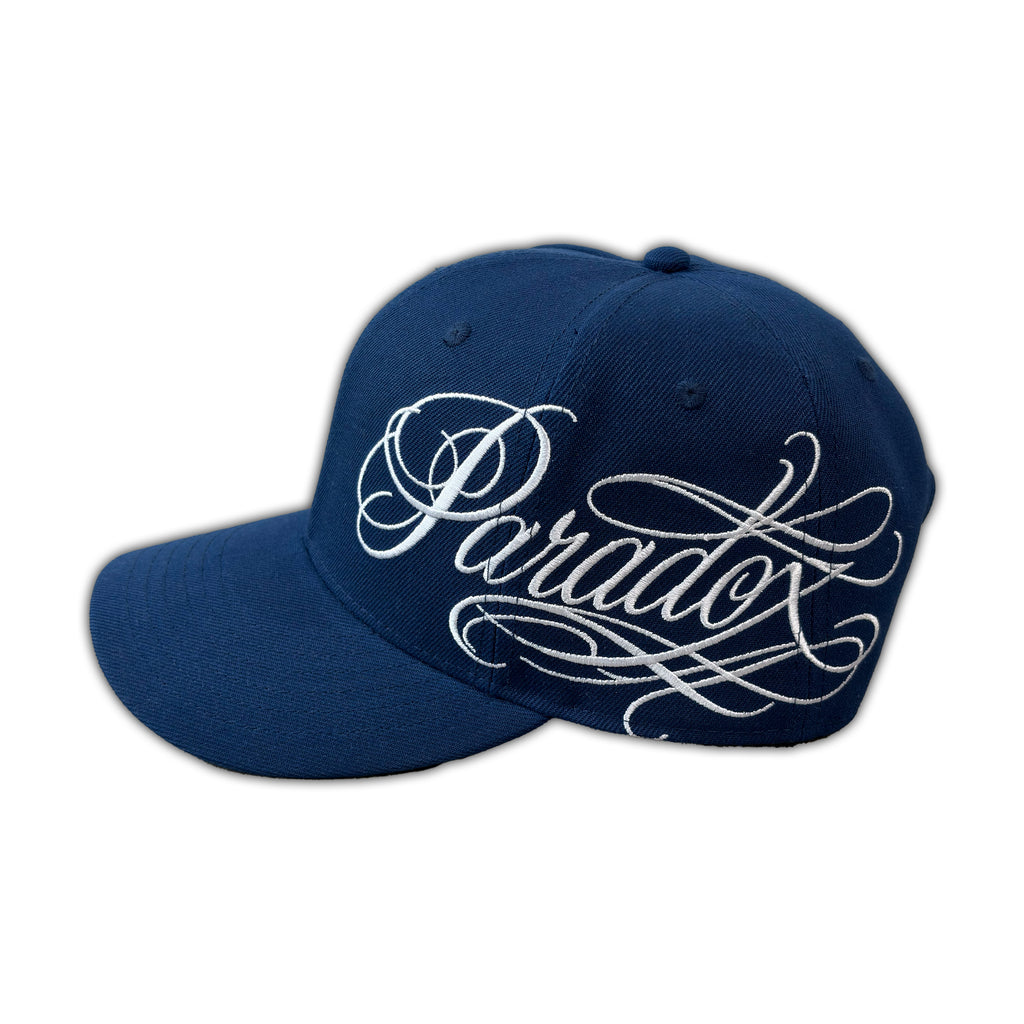 BLUE SCRIPT CAP