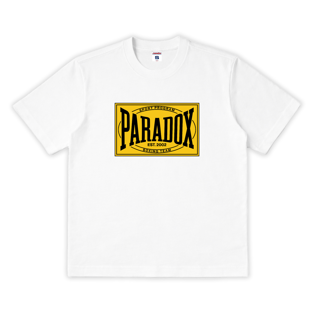WHITE BOXING TEE