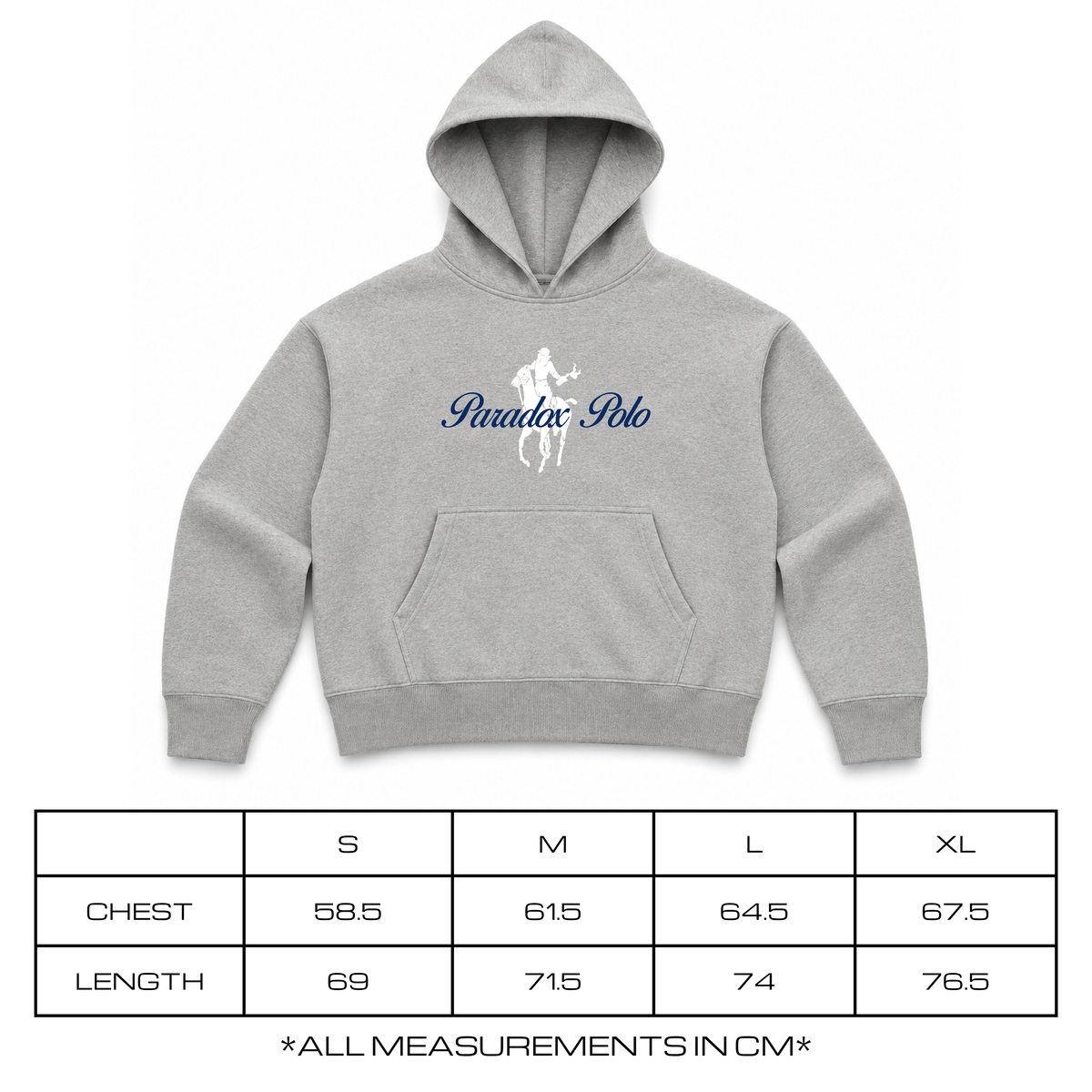 NAVY POLO HOODIE