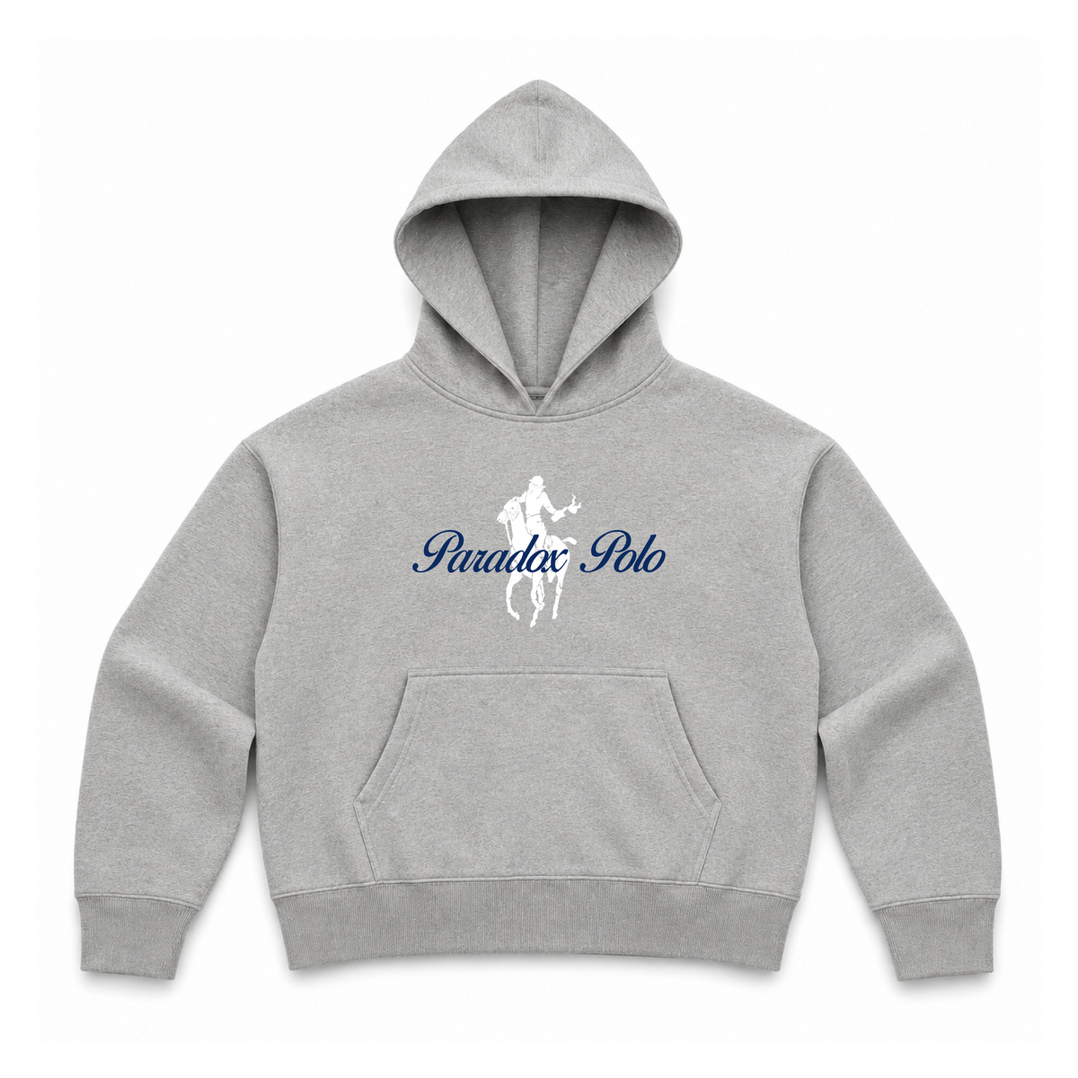 GREY POLO HOODIE