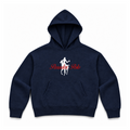 NAVY POLO HOODIE